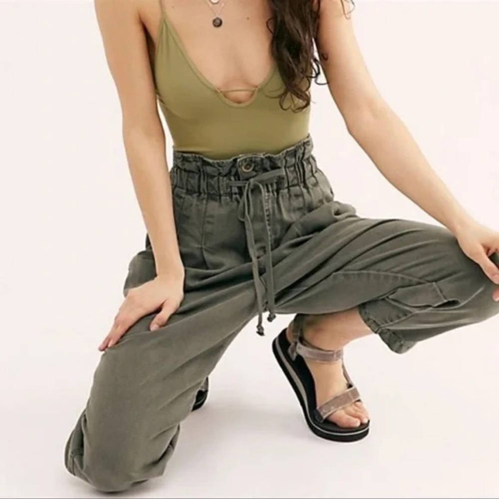 Free People Margate Pleated Trouser Pants
